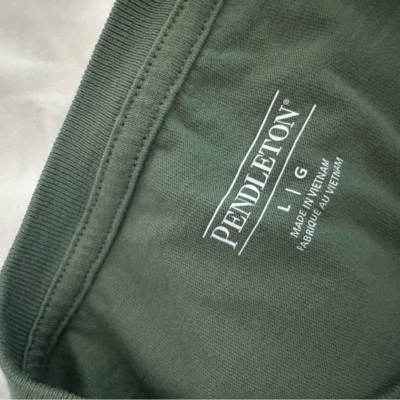 PENDLETON LG deschutes evergreen shirt - Picture 3 of 4